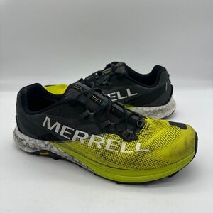 Merrell J067367 Mens Size 15 Long Sky 2 Black Hi-Viz Vibram Trail Running Shoes